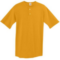 Adult Two-Button Baseball Jersey Shirt